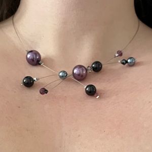 Artisan made wire necklace